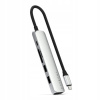 Satechi 6-v-1 USB-C Slim adaptér, hliníkový, USB-C, 2x USB-A, 4K HDMI, micro/SD Satechi 6-v-1 USB-C Slim adaptér, hliníkový, USB-C, 2x USB-A, 4K HDMI, micro/SD