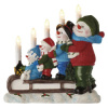 LED svietnik – snehuliaci na saniach, 24 cm, 2x AA, vnútorný, teplá biela, časovač LED svietnik – snehuliaci na saniach, 24 cm, 2x AA, vnútorný, teplá biela, časovač