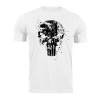 DRAGOWA krátke tričko Frank the Punisher, biela 160g/m2 - XXL DRAGOWA krátke tričko Frank the Punisher, biela 160g/m2 - XXL