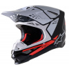 Motokrosová helma Alpinestars Supertech M8 Faktory black/red/white glossy vel. XL