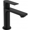 Hansgrohe Umyvadlová baterie Rebris E s výpustí matná černá 72557670 Hansgrohe Umyvadlová baterie Rebris E s výpustí matná černá 72557670