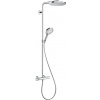 Hansgrohe Sprchový systém Raindance Select S na stěnu s termostatickou baterií chrom 27633000 Hansgrohe Sprchový systém Raindance Select S na stěnu s termostatickou baterií chrom 27633000