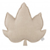 Cotton & Sweets Pure Nature dekoračný vankúš javorový list zo 100% ľanu natural Cotton & Sweets Pure Nature dekoračný vankúš javorový list zo 100% ľanu natural