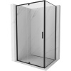 Mexen Exo sprchová kabína s otváracími dverami 120 x 95 cm, transparentná, čierna - 819-120-095-70-00 Mexen Exo sprchová kabína s otváracími dverami 120 x 95 cm, transparentná, čierna - 819-120-095-70-00