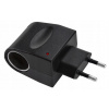Adaptér napätia, redukcia do autozapaľovača 230V/12V Adaptér napätia, redukcia do autozapaľovača 230V/12V