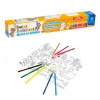 Maľovacia rolka AstraFUN 200×30 cm + 12 farbičiek, mix motívov, 320024072 Maľovacia rolka AstraFUN 200×30 cm + 12 farbičiek, mix motívov, 320024072