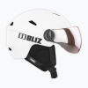 Lyžiarska prilba Bliz Strike Visor matte white/ orange silver mirror Lyžiarska prilba Bliz Strike Visor matte white/ orange silver mirror