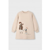 Dievčenské šaty Mayoral 4929.6D.Mini.9BYA béžová 134 Dievčenské šaty Mayoral 4929.6D.Mini.9BYA béžová 134