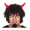 Paruka čerta černá s rohy a vlasy - Mikuláš - Vánoce - GUIRCA Paruka čerta černá s rohy a vlasy - Mikuláš - Vánoce - GUIRCA