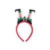Čelenka do vlasov vianočná / párty zelená 1ks Čelenka do vlasov vianočná / párty zelená 1ks
