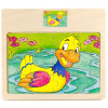 VIGA Drevené puzzle s predlohou - Kačička VIGA Drevené puzzle s predlohou - Kačička