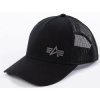 ALPHA INDUSTRIES Šiltovka Trucker Cap Small Logo - čierna (126903/03) ALPHA INDUSTRIES Šiltovka Trucker Cap Small Logo - čierna (126903/03)