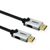 Kábel HDMI M/M 3m, Ultra High Speed+Eth, 10K@30Hz, HDMI 2.1, pozl. konektor, čierny/sivý Kábel HDMI M/M 3m, Ultra High Speed+Eth, 10K@30Hz, HDMI 2.1, pozl. konektor, čierny/sivý