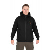 Fox Collection Black-Orange Sherpa Hoody Mikina s kapucňou XL Fox Collection Black-Orange Sherpa Hoody Mikina s kapucňou XL