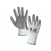 CXS Povrstvené rukavice ABRAK, bílo-šedé Velikosti: 10
