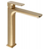 Sapho SPY stojanková umývadlová batéria vysoká, predĺžená hubica, zlato mat PY07/19 Sapho SPY stojanková umývadlová batéria vysoká, predĺžená hubica, zlato mat PY07/19
