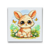 Vymalujsisam.sk Maľovanie podľa čísiel - Zajačik s veľkými očami Veľkosť: 30x30cm, Rám: Bez rámu, iba zrolované plátno Vymalujsisam.sk Maľovanie podľa čísiel - Zajačik s veľkými očami Veľkosť: 30x30cm, Rám: Bez rámu, iba zrolované plátno