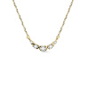 Zlatý dámsky náhrdelník DF 4241, žlté zlato, s diamantmi Zlatý dámsky náhrdelník DF 4241, žlté zlato, s diamantmi