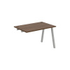 OFFICE PRO s.r.o. HOBIS prídavný kancelársky stôl rovný - US A 1200 R, orech OFFICE PRO s.r.o. HOBIS prídavný kancelársky stôl rovný - US A 1200 R, orech