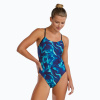 Dámske jednodielne plavky Tyr Durafast Elite Waveform Cutoutfit blue/green Dámske jednodielne plavky Tyr Durafast Elite Waveform Cutoutfit blue/green