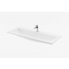 Ravak Umyvadlo Clear 80x38 cm otvor pro baterii, bez přepadu XJJ01180000 Ravak Umyvadlo Clear 80x38 cm otvor pro baterii, bez přepadu XJJ01180000
