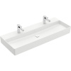 VILLEROY & BOCH Memento 2.0 závesné umývadlo s dvomi otvormi (spodná strana brúsená), bez prepadu, 1200 x 470 mm, Stone White, s povrchom CeramicPlus, 4A22CGRW VILLEROY & BOCH Memento 2.0 závesné umývadlo s dvomi otvormi (spodná strana brúsená), bez prepadu, 1200 x 470 mm, Stone White, s povrchom CeramicPlus, 4A22CGRW
