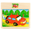 VIGA Drevené puzzle s predlohou - Auto VIGA Drevené puzzle s predlohou - Auto