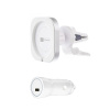 ER POWER CAR VENT MOUNT držiak pre MagSafe nabíjačku + 20W autonabíjačka - biela, ERPWCMCH-WH ER POWER CAR VENT MOUNT držiak pre MagSafe nabíjačku + 20W autonabíjačka - biela, ERPWCMCH-WH