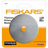 FISKARS Rovný titánový kotúčový nôž 60mm pre krajčírske nože a rezačky FISKARS Rovný titánový kotúčový nôž 60mm pre krajčírske nože a rezačky
