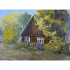Zrub v lese - Pavol Kocan, originálny, ručne maľovany obraz L (do veľkosti 95x95cm) Viac farieb Zrub v lese - Pavol Kocan, originálny, ručne maľovany obraz L (do veľkosti 95x95cm) Viac farieb