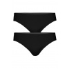 Lilian bambusové bikiny nohavičky - 2 ks S čierna Lilian bambusové bikiny nohavičky - 2 ks S čierna