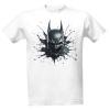 Tričko s potlačou Rozprskaný Batman 2 pánské Bílá M Tričko s potlačou Rozprskaný Batman 2 pánské Bílá M