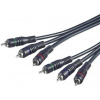 PremiumCord Kabel 3x CINCH-3x CINCH M/M 2m HQ kjackcmm3hq-2 PremiumCord Kabel 3x CINCH-3x CINCH M/M 2m HQ kjackcmm3hq-2