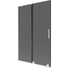 Mexen Velar L, 2-krídlová posuvná vaňová zástena 120 x 150 cm, 8mm šedé sklo, biela matná, 896-120-003-41-20 Mexen Velar L, 2-krídlová posuvná vaňová zástena 120 x 150 cm, 8mm šedé sklo, biela matná, 896-120-003-41-20