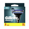 Gillette, Mach3, Náhradné hlavice, 8 kusov Gillette, Mach3, Náhradné hlavice, 8 kusov