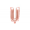 Party Fóliový balón písmeno U rose gold 35 cm Party Fóliový balón písmeno U rose gold 35 cm