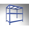 Kovový regál policový Biedrax 45 x 120 x 90 cm, modrý - 3 police biele lamino 12mm Kovový regál policový Biedrax 45 x 120 x 90 cm, modrý - 3 police biele lamino 12mm