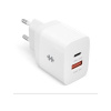 HyperJuice - Síťový adaptér - 20 Watt - PD - 2 výstupní konektory (USB, 24 pin USB-C) - bílá - Evropa HyperJuice - Síťový adaptér - 20 Watt - PD - 2 výstupní konektory (USB, 24 pin USB-C) - bílá - Evropa