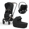 Cybex Priam 4 kombinovaný kočík 3v1 / SEPIA BLACK Cybex Priam 4 kombinovaný kočík 3v1 / SEPIA BLACK