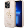 Guess PU 4G Metal Logo iPhone 15 Pro, ružové Guess PU 4G Metal Logo iPhone 15 Pro, ružové