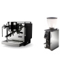 Rocket Espresso Bicocca, black + Stone Espresso Pebble, chrome Rocket Espresso Bicocca, black + Stone Espresso Pebble, chrome