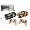 Sada diaľkovo ovládaných tankov RC, bojové tanky Sada diaľkovo ovládaných tankov RC, bojové tanky