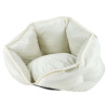 Krémový pelech pre psa ø 40 cm – Love Story Krémový pelech pre psa ø 40 cm – Love Story