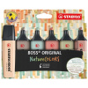 Stabilo 70/6-2-2 Boss original NatureCOLORS 6 farieb 2-5 mm Stabilo 70/6-2-2 Boss original NatureCOLORS 6 farieb 2-5 mm