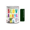 SLOVLAK SLOVAKRYL 0551 TMAVOZELENÝ 0,75 KG SLOVLAK SLOVAKRYL 0551 TMAVOZELENÝ 0,75 KG