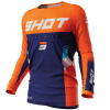 ORANŽOVÁ BLÚZA/TRIČKO NA MOTOKROS, ENDURO, ATV, MX SHOT TRACER NEON ORANGE 2XL ORANŽOVÁ BLÚZA/TRIČKO NA MOTOKROS, ENDURO, ATV, MX SHOT TRACER NEON ORANGE 2XL