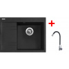 Sinks Rim 650 P Granblack + Elasta nehrdzavejúca oceľ/čierny Sinks Rim 650 P Granblack + Elasta nehrdzavejúca oceľ/čierny