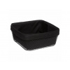 Kôš na pečivo, kovový, čierny Kôš na pečivo, kovový, čierny