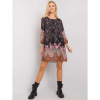 Dámske vzorované šaty Tristana OCH BELLA black Dámske vzorované šaty Tristana OCH BELLA black
