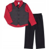 Teplaková súprava - George 68 čierny, červený detský oblek (George 6-9 MC 68-74 Set) Teplaková súprava - George 68 čierny, červený detský oblek (George 6-9 MC 68-74 Set)